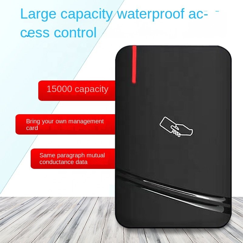 125kHz All-In-One Waterproof Outdoor Access Control Machine Self-Authorized Swiping IC ID Card Reader System Access Control Card