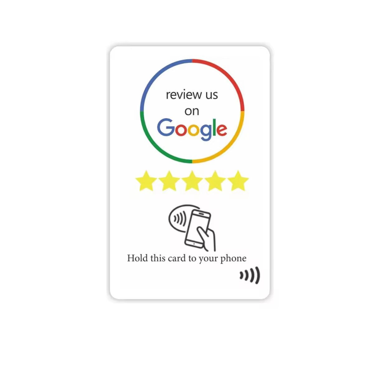 Factory Price For NFC Google Review Business Card with NFC Tap QR Code Scan To Go To Review Page