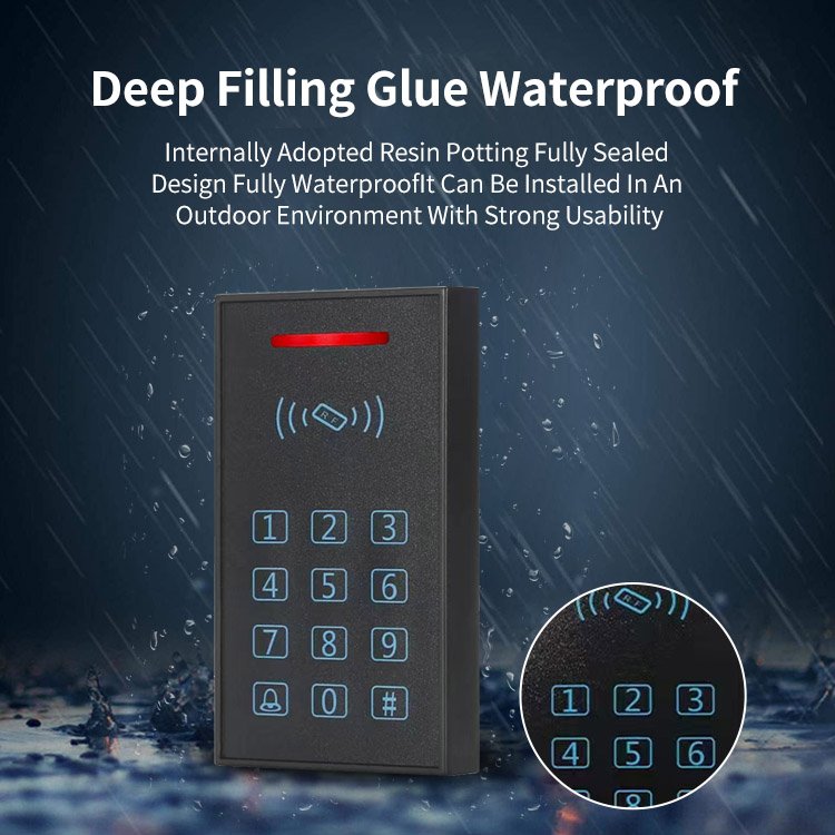 12V RFID plastic independent access control access card reader