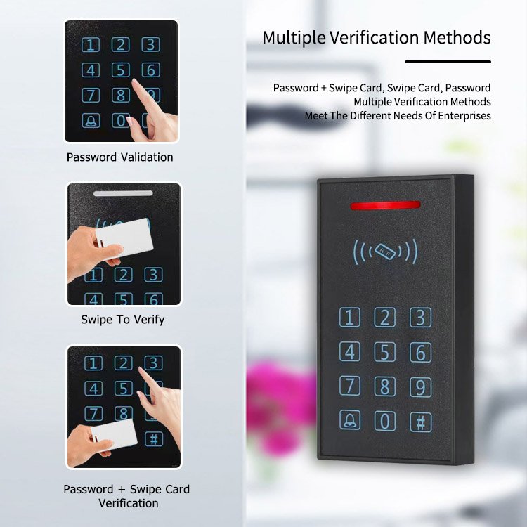 12V RFID plastic independent access control access card reader