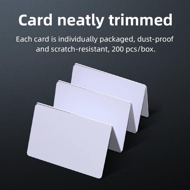 WYUAN Factory Price ISO18000-6C UHF RFID Blank Card 860-960MHz Passive Smart Chip Contactless Long Range Printable PVC Card