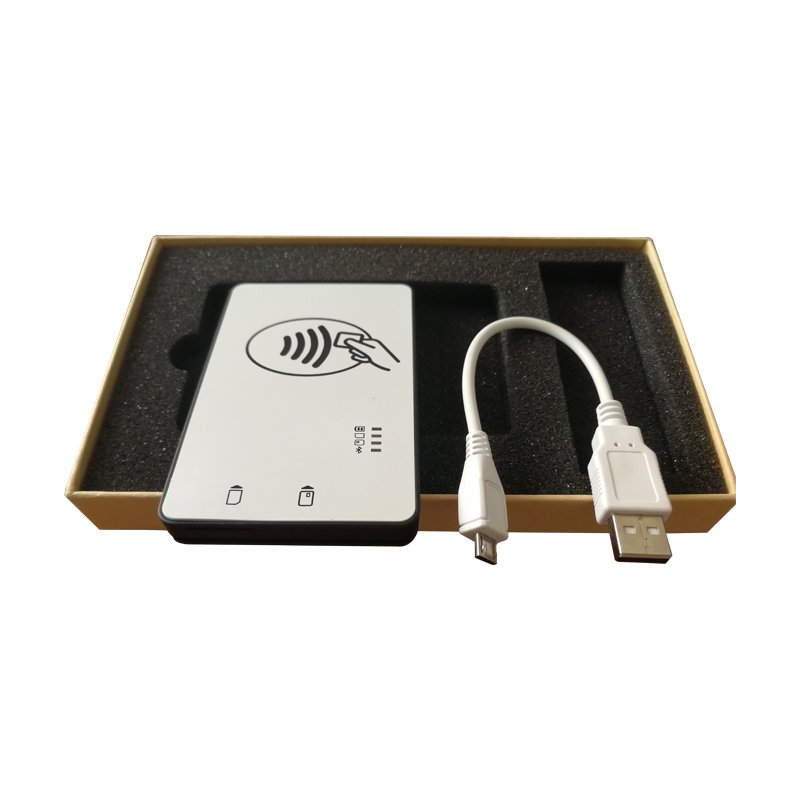 13.5Mhz IC NFC RFID CPU Dual Interface smart card Bluetooths smart card reader writer