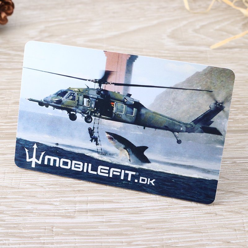 Customized high quality plastic PVC membership premium business atm skin smart nfc id card