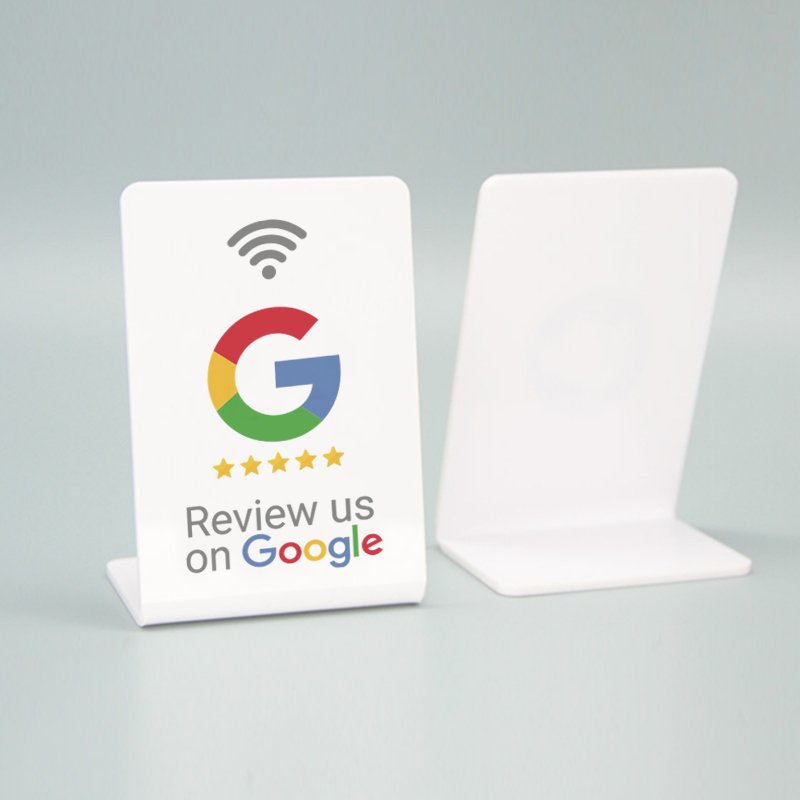 Google Review Tap Cards NFC Boost Business Reviews card Tap for Instant Reviews All Phones Compatible Reusable Smart Tap