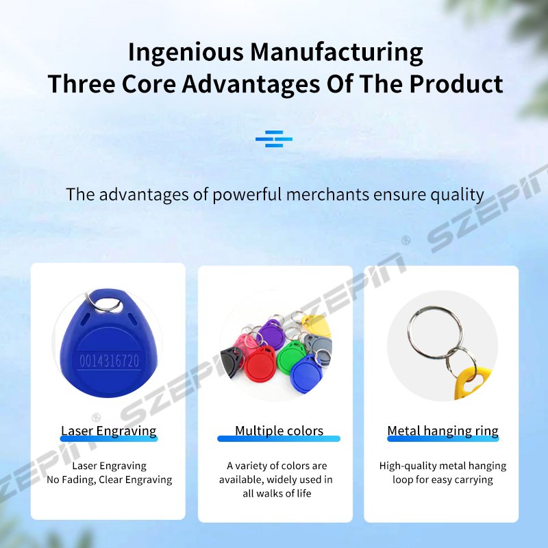125KHz RFID Key Fob Proximity ID Card for Door Entry Access Control System for Security Lock Wholesale