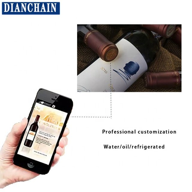 Red Wine 13.56Mhz NFC Sticker Chip Anti-tamper RFID Tag
