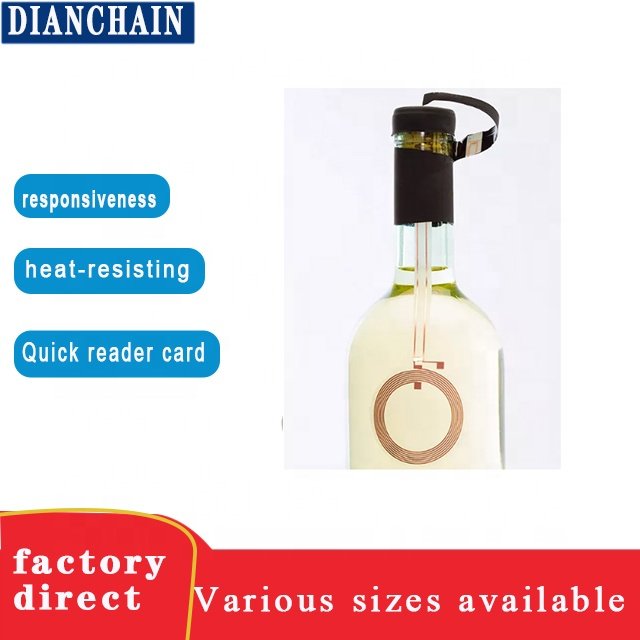 Red Wine 13.56Mhz NFC Sticker Chip Anti-tamper RFID Tag