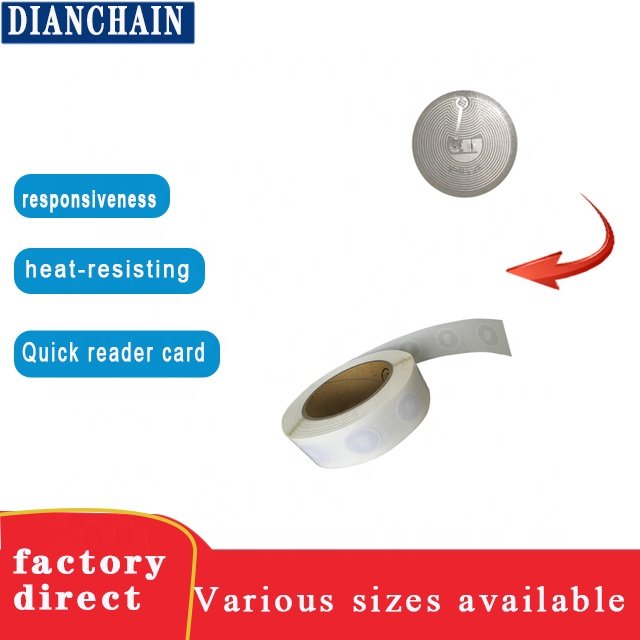 Red Wine 13.56Mhz NFC Sticker Chip Anti-tamper RFID Tag