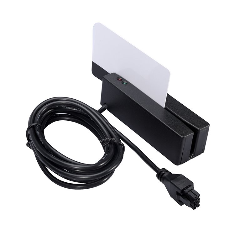 Manual Swipe USB Universal Magnetic Bidirectional Credit Card Reader For Banking System Access Control
