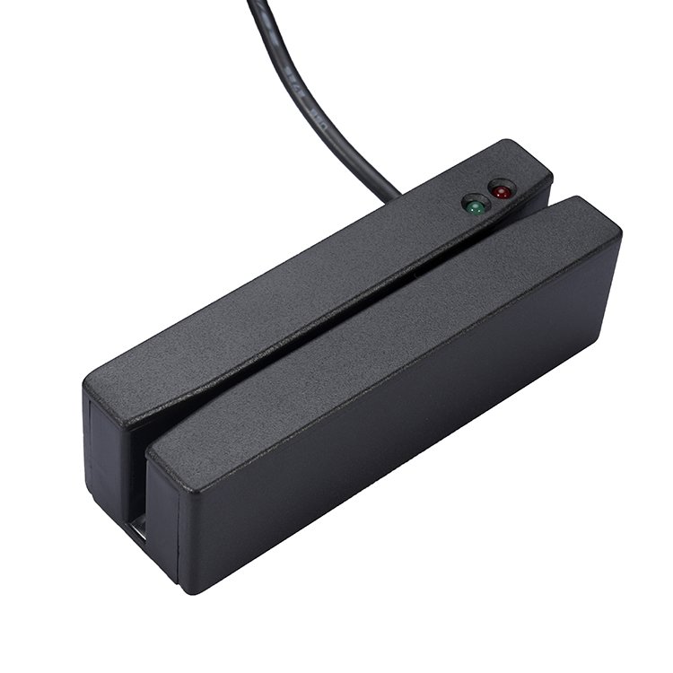 Manual Swipe USB Universal Magnetic Bidirectional Credit Card Reader For Banking System Access Control