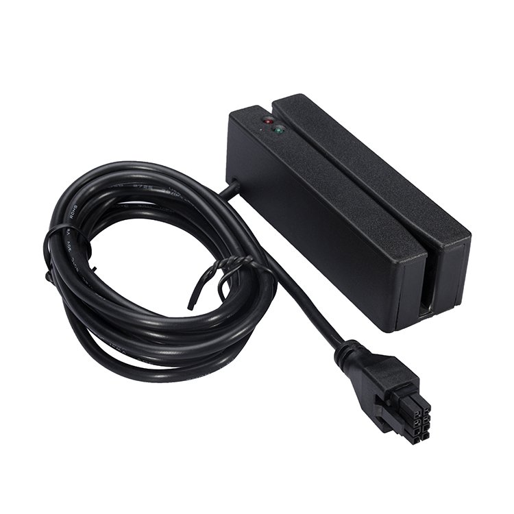 Manual Swipe USB Universal Magnetic Bidirectional Credit Card Reader For Banking System Access Control