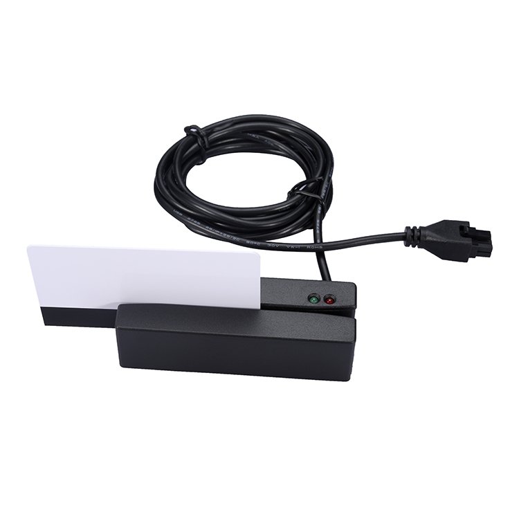 Manual Swipe USB Universal Magnetic Bidirectional Credit Card Reader For Banking System Access Control