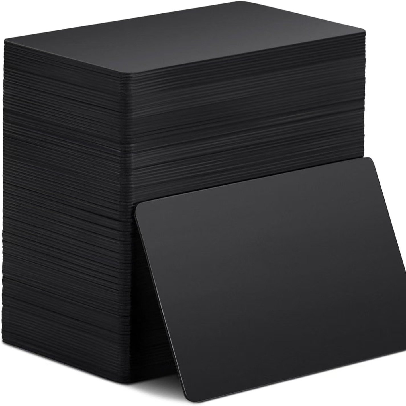 Custom NFC social media card 215 blank full black RFID NFC business card matte rfid blank card supply