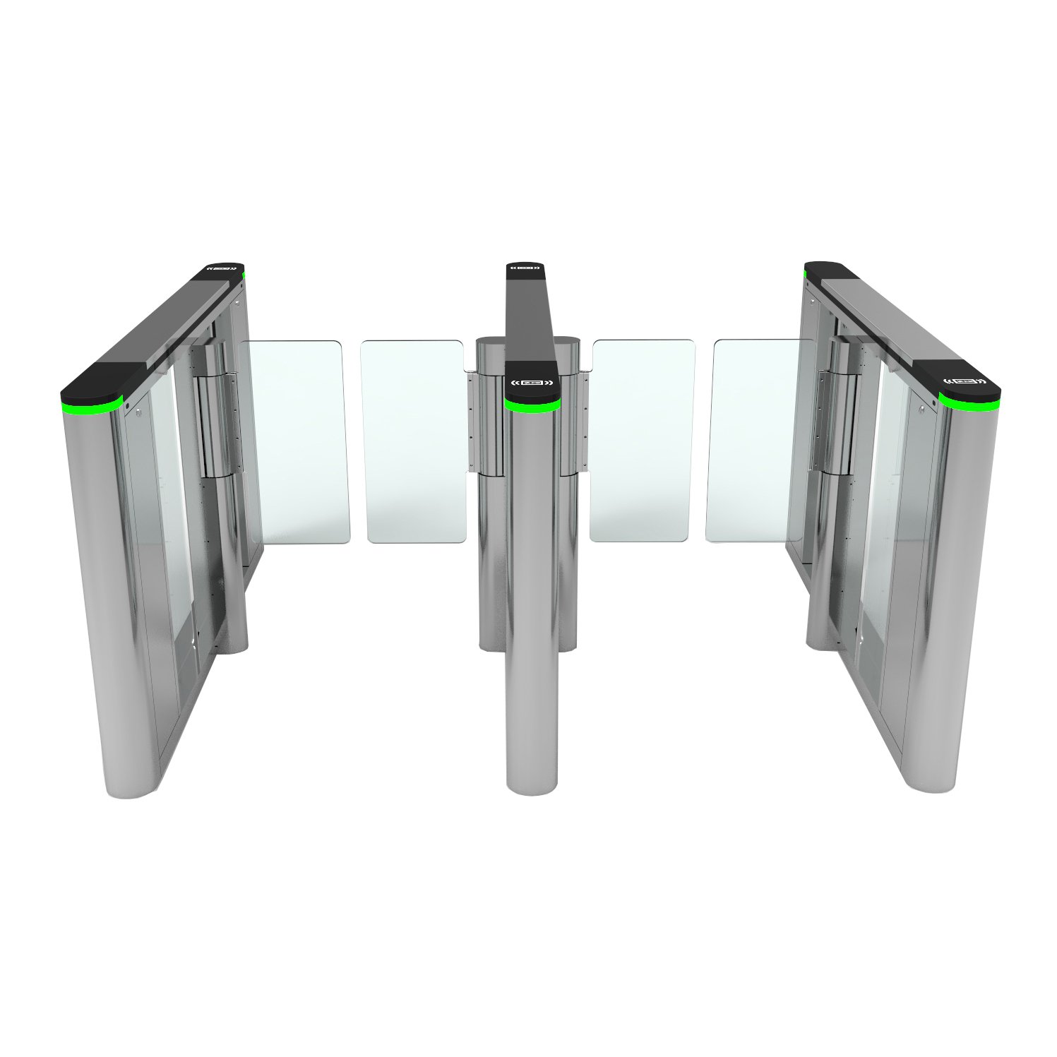 Access Control System outdoor And Indoor Barrier Gates Turnstile speed gate Turnstile with QR code card reader recognition