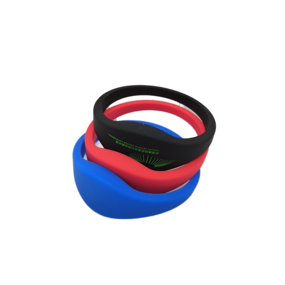 ID/IC silicone wristband RFID icodeslix ISO15693 Locker silicone wristband Club sauna bath card bracelet