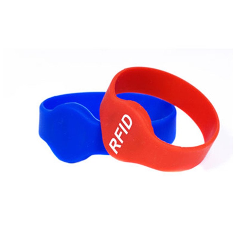RFID wristband waterproof printing silicone wristbands id bracelet tk4100 rfid wristbands