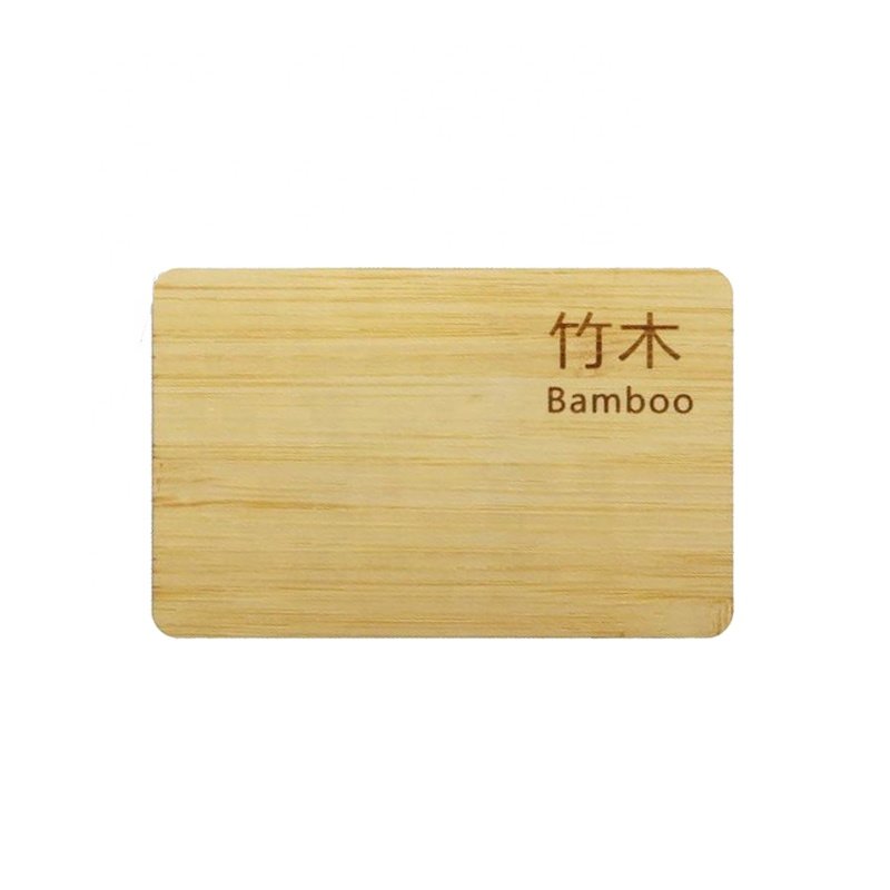 125Khz 13.56Mhz Access Control Hotel Key Card RFID NFC Wooden Chip Card