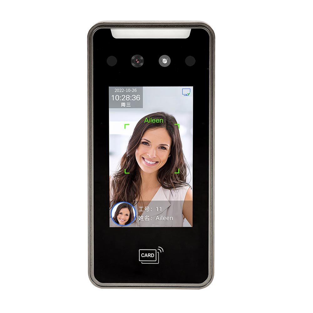 Dynamic AI-powered Access Control Face Time Clock Attendance QR Code Recognition Product