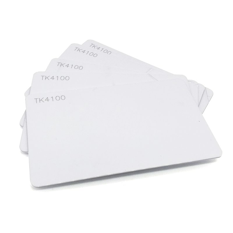 Proximity em4100 LF 125khz rfid white cards