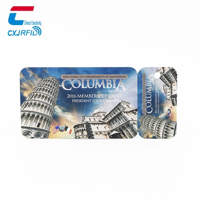 13.56Mhz Small Mini Access Control Hard PVC Digital Business Card NFC Sticker Tag RFID Key Fob