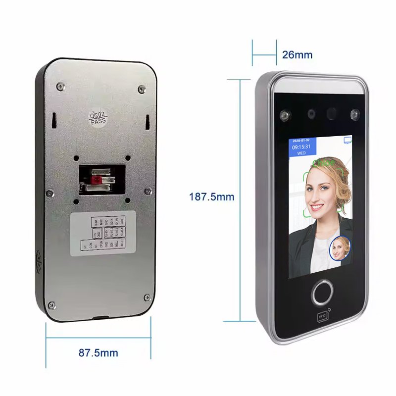 New Arrivals Wifi TCP/IP Biometric Device Fingerprint Time Attendance Dynamic QR Code Face Recognition Access Control