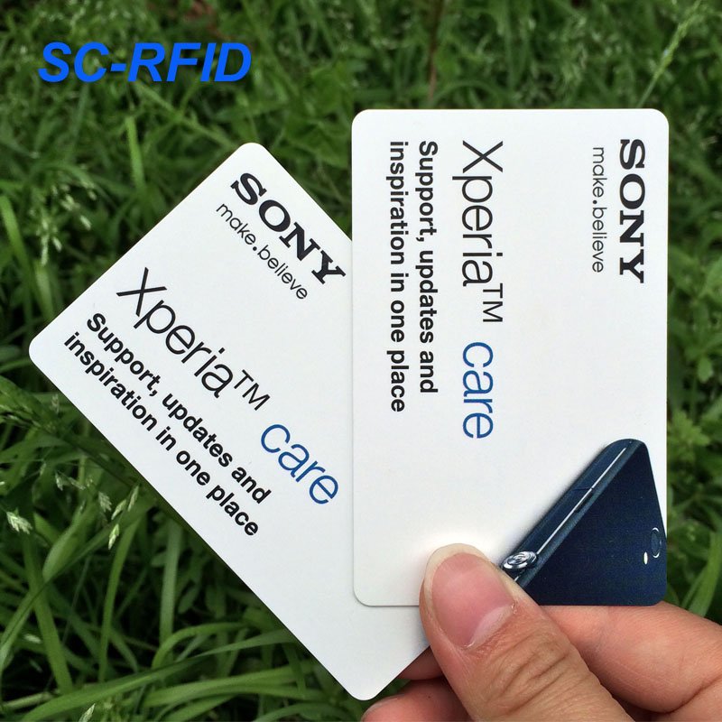 CR80 Plastic White Blank Printable PVC Card With Chip for Hotel Key Access Control Card