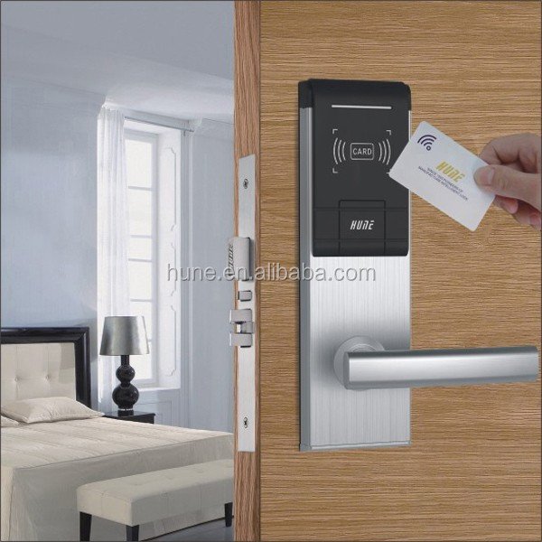 Security RFID Hotel Lock 930SS-6-D For 36-95mm Door