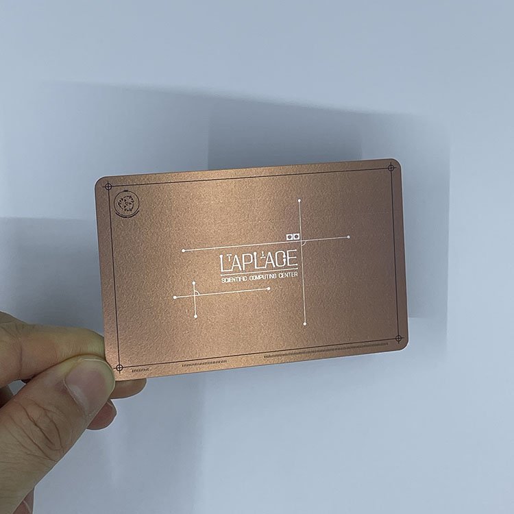 Rainbow Effect Social Media Smart Card Printable Hologram PVC NFC Card With Unique QR Code