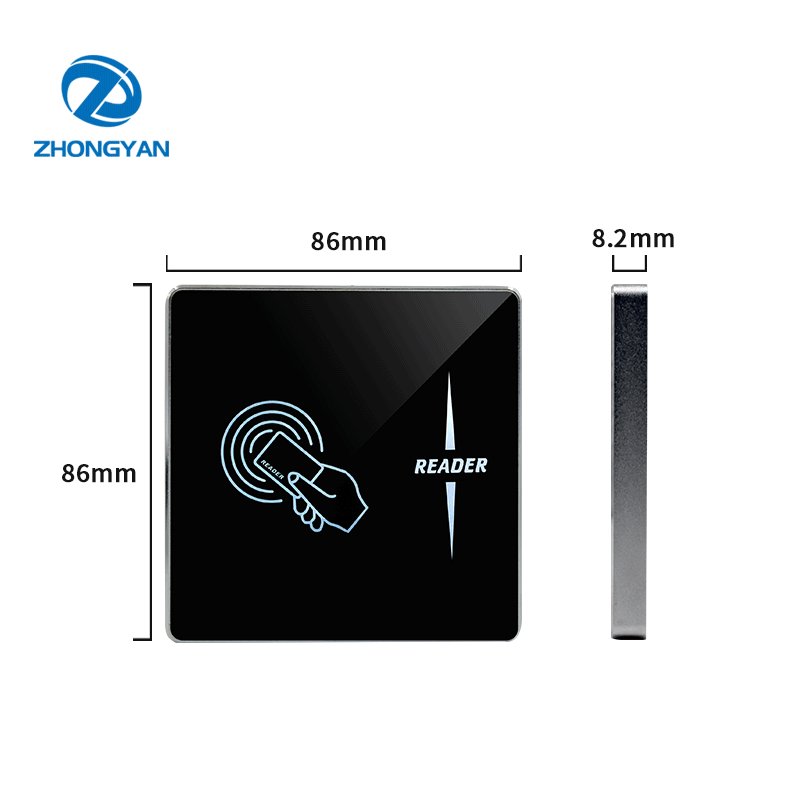 NFC Wiegand26 Card Reader For Door Access Control System RFID 13.56mhz IC Custom Bluetooth Interface Card Reader