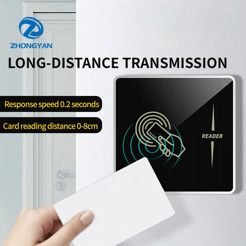 NFC Wiegand26 Card Reader For Door Access Control System RFID 13.56mhz IC Custom Bluetooth Interface Card Reader