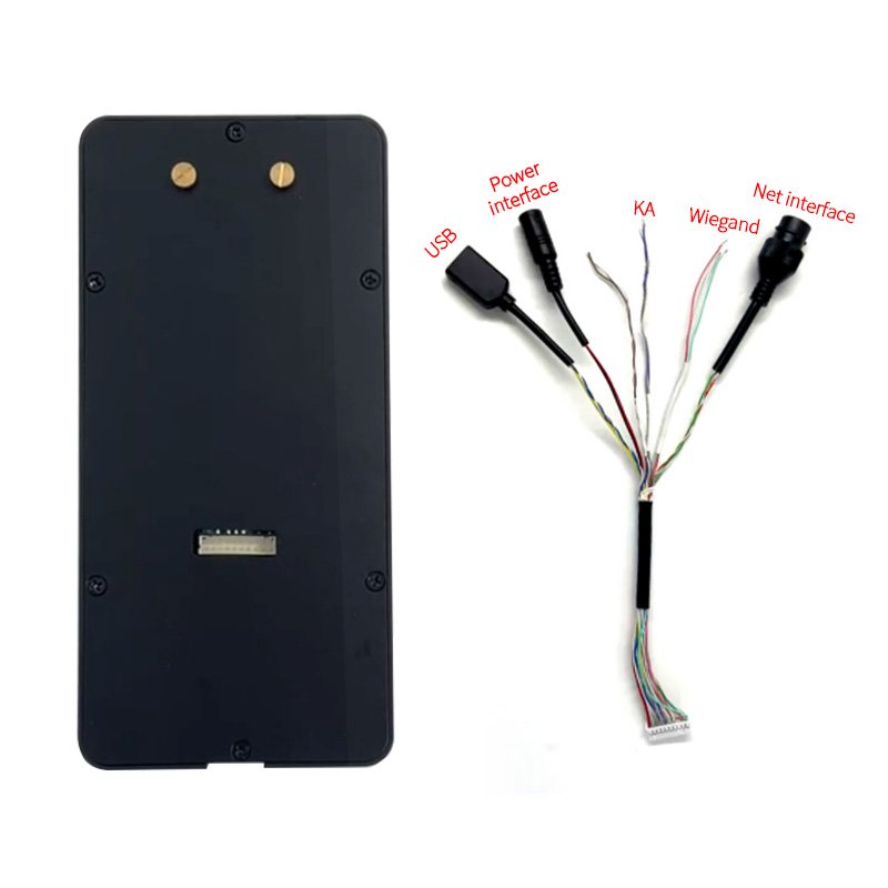 Employee Punch Card Time Attendance Software System With SDK 5 Inch Face Recognition Access Control Biometric Machine