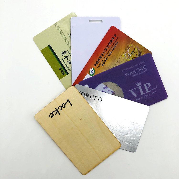 Good quality manufacture custom black rfid business card 13.56Mhz smart cards nfc with nfc chip