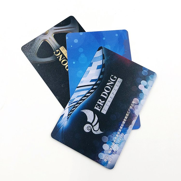 Good quality manufacture custom black rfid business card 13.56Mhz smart cards nfc with nfc chip