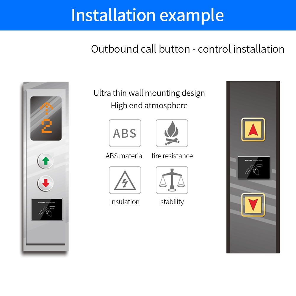 Elevator Access Control Wiegand Keypad Lift Controller System RFID 125Khz Card Reader Module For Hotel Homestay Apartment Lift