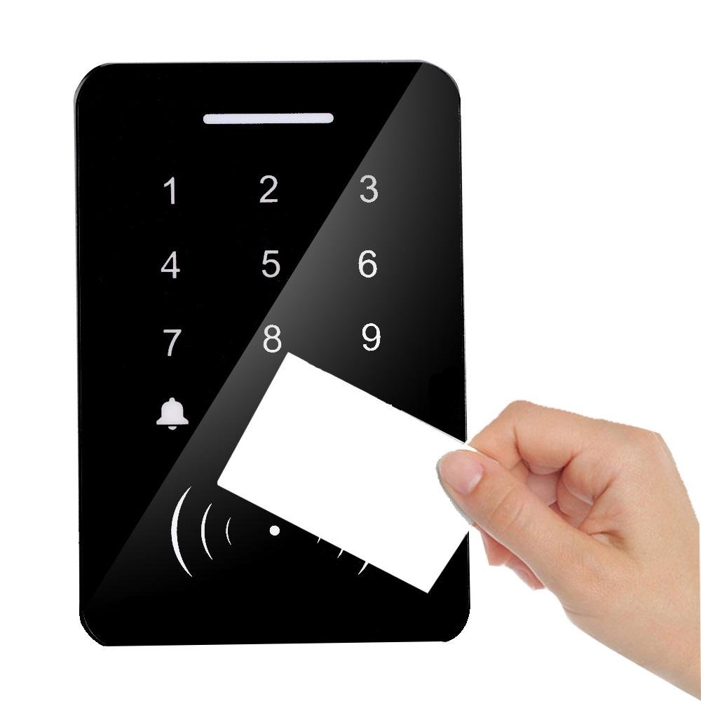 Cheap Contactless RFID Card EM+MF Dual Frequency Access Controller Standalone RFID Reader ID+IC Access Controller Keypad