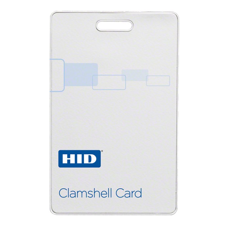Thick ID 125khz Clamshell Card TK4100 T5577 RFID Card For Access Control
