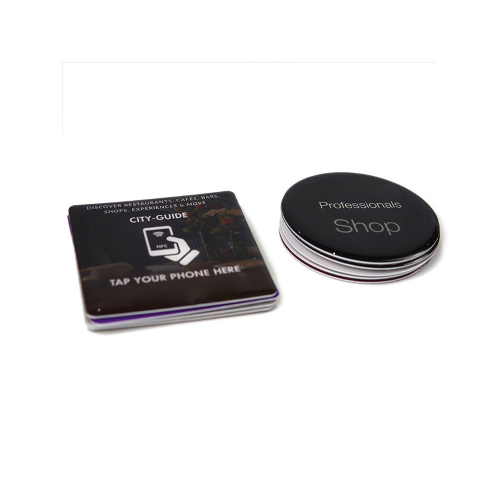 Manufacturer custom restaurant table card with QR code scanning NFC Google review card drip glue Google Positive review card