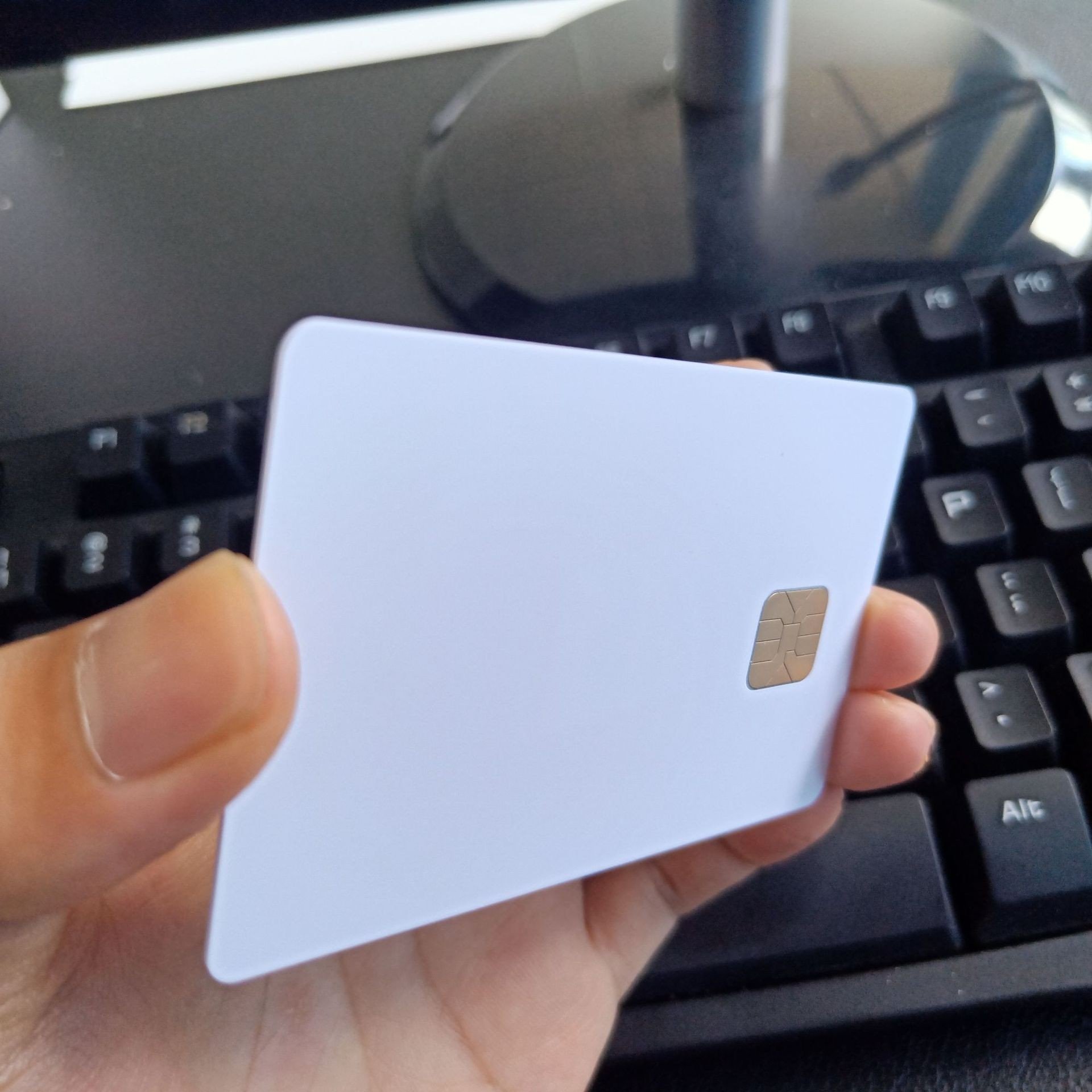 Sle5528 chip white PVC contact chip 4428 blank non-contact inkjet printing smart card