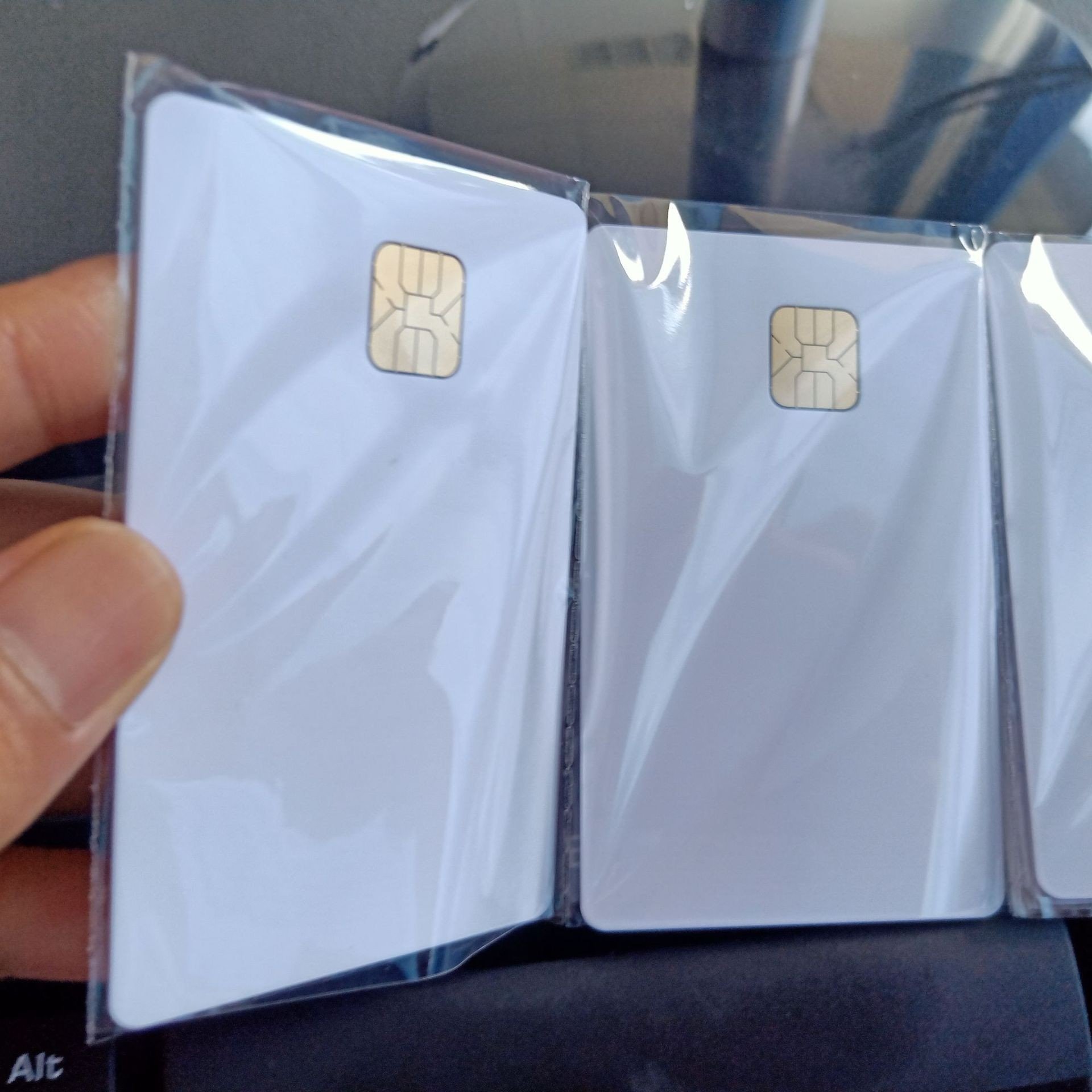 Sle5528 chip white PVC contact chip 4428 blank non-contact inkjet printing smart card