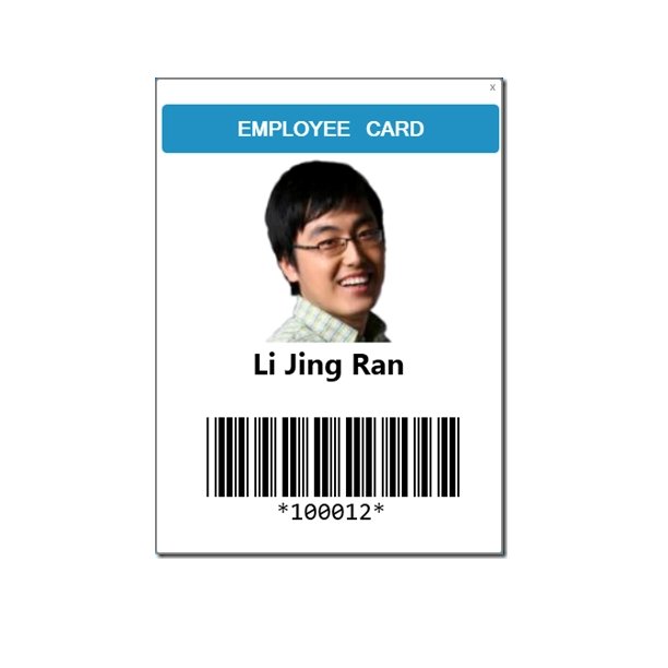 Custom Plastic Photo NFC Pvc Card Digital Identification Portrait rfid business cards Employee Card