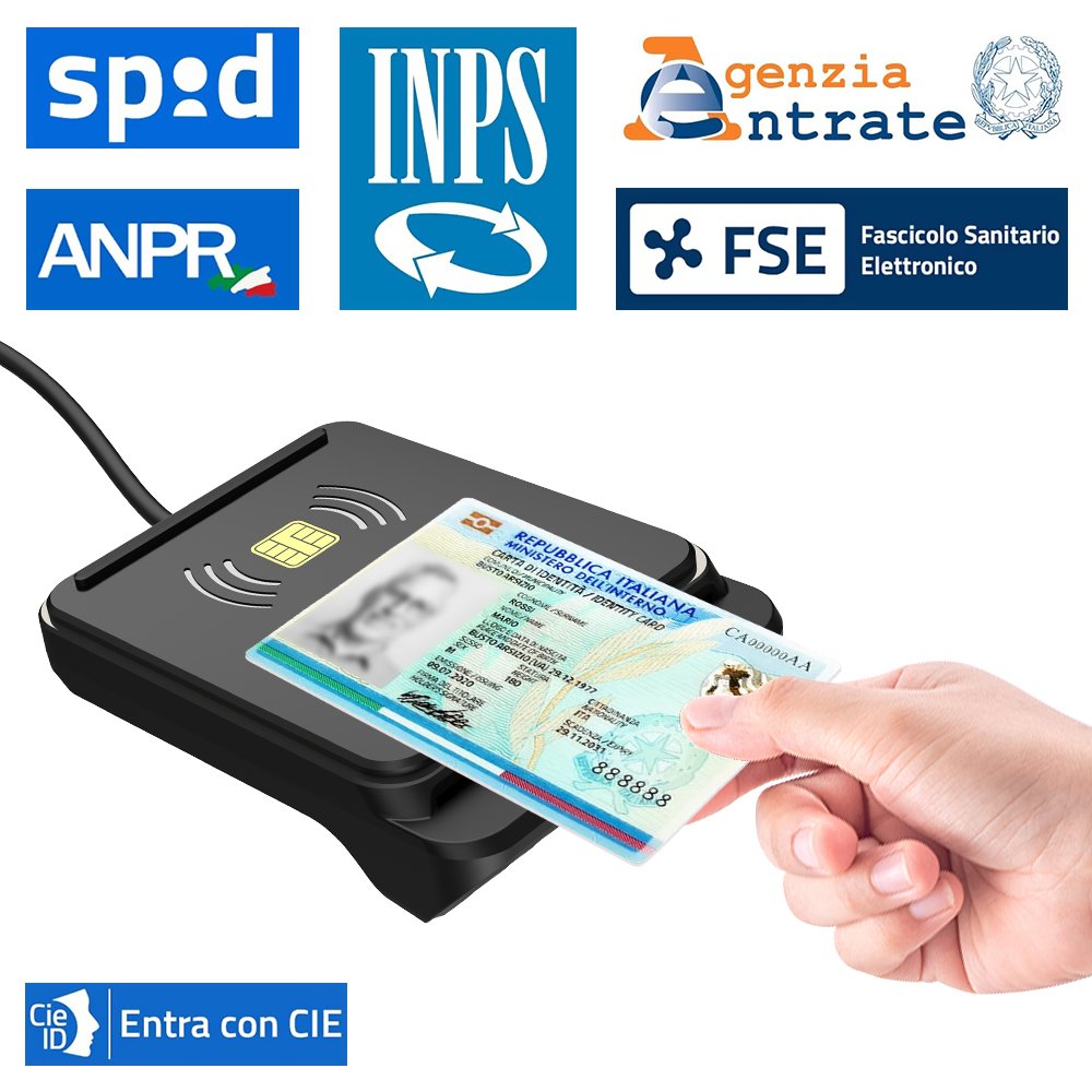 ZOWEETEK Contactless RFID NFC Access Control Card Readers & Contact Smart IC ID Chip Card Reader Bank/Credit Card Reader Writer