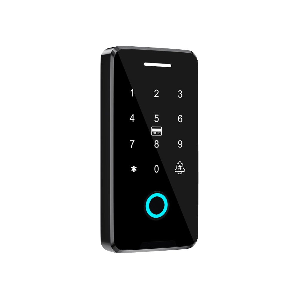 security biometric wifi tuya password card exterior fingerprint inteligente with access control system products