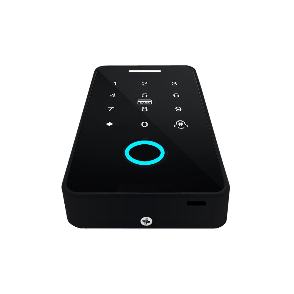 security biometric wifi tuya password card exterior fingerprint inteligente with access control system products