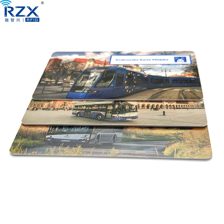 ISO14443A HF 13.56Mhz MIFARE DESFire EV3 2k RFID smart Payment Card For Transportation