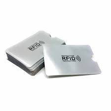 CR80 Rfid Nfc Card Blocker Holder Protector Anti-skimming Rfid Blocking Security Card Sleeve Anti-scan Card Sleeves