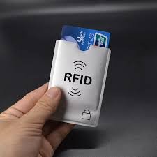 CR80 Rfid Nfc Card Blocker Holder Protector Anti-skimming Rfid Blocking Security Card Sleeve Anti-scan Card Sleeves