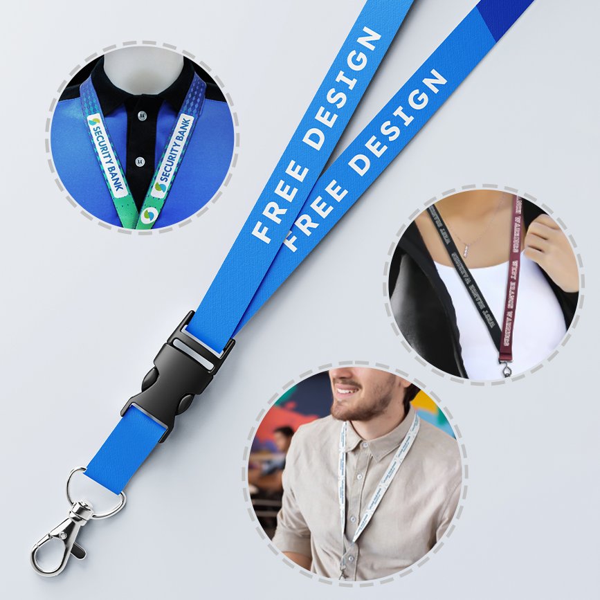 Wholesale Full Color Hole Smart Rfid Chip Event Badges Vip Pass Id Card With Lanyard Custom Size VIP Passes