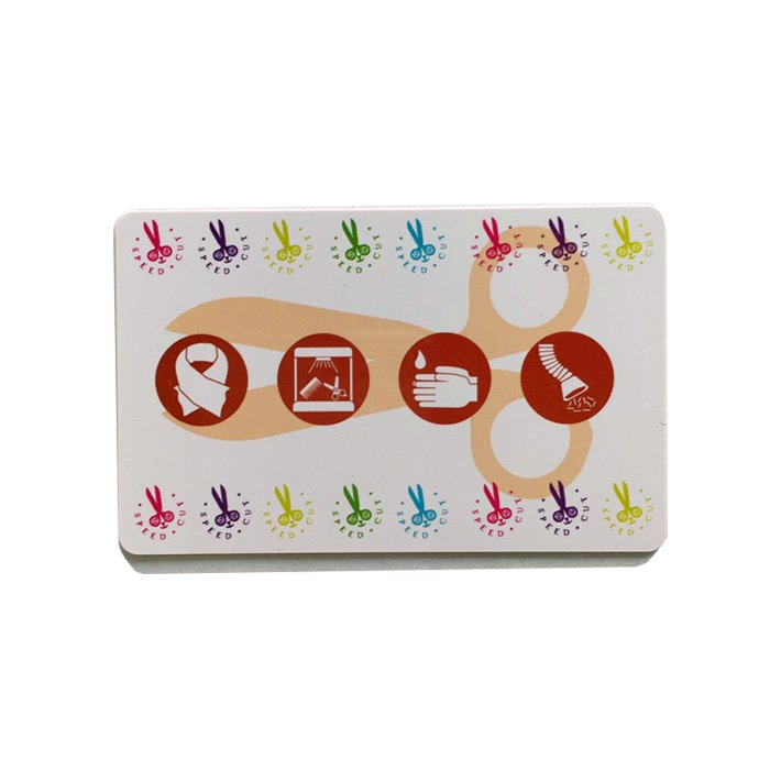UV Printing Glossy RFID PVC Card Matte Black 125Khz Key Card Access Control Smart Card
