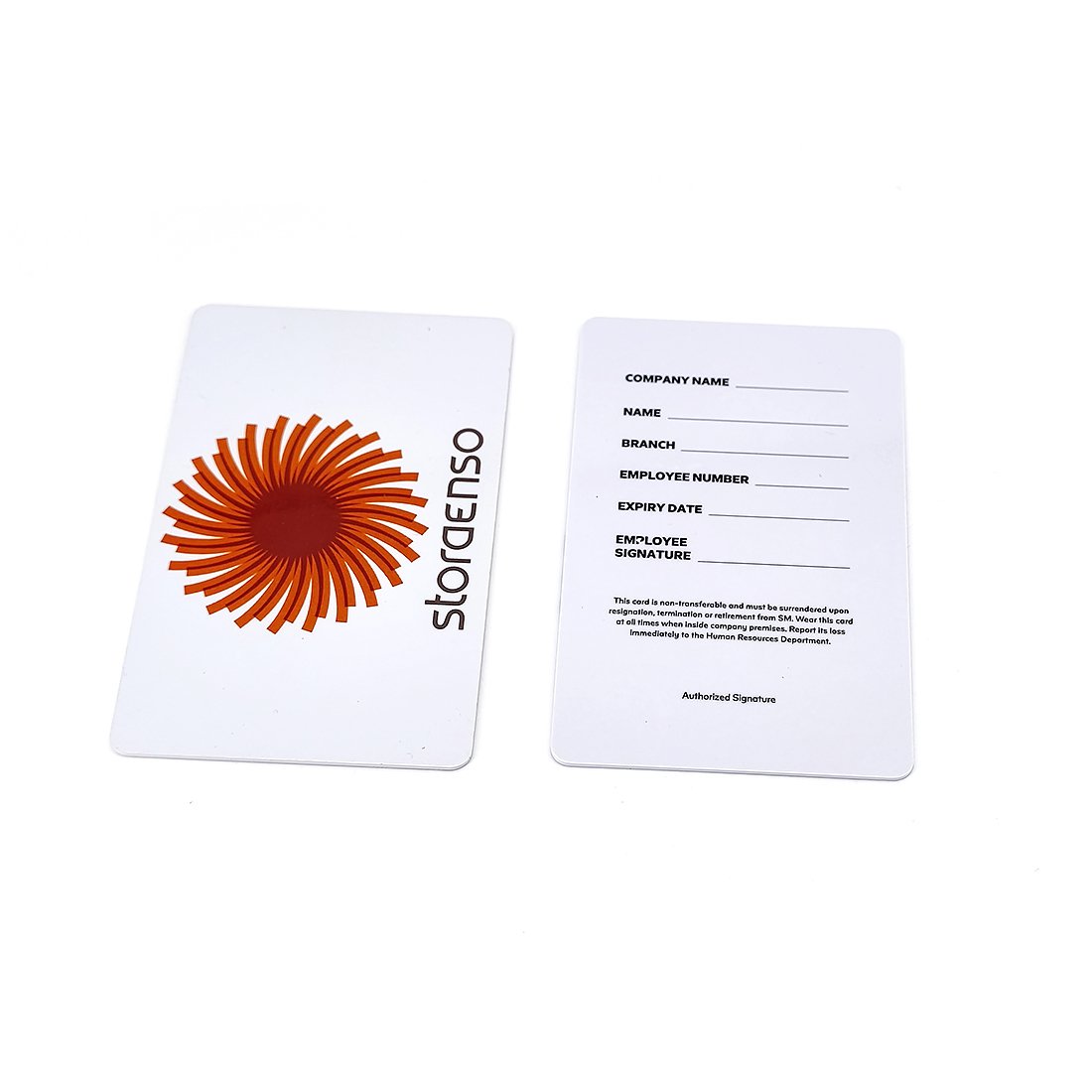 UV Printing Glossy RFID PVC Card Matte Black 125Khz Key Card Access Control Smart Card