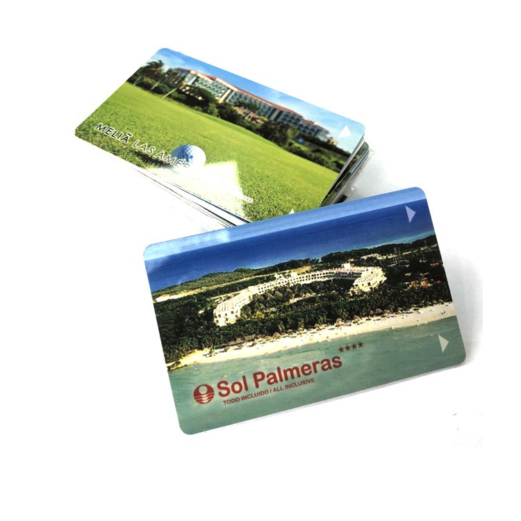UV Printing Glossy RFID PVC Card Matte Black 125Khz Key Card Access Control Smart Card